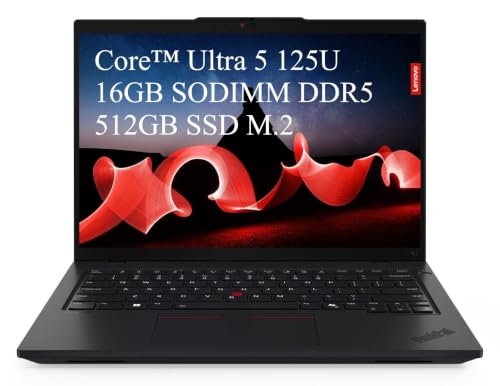 Lenovo ThinkPad L14 Gen 5 14 WUXGA IPS | Intel Core Ultra 5 125U | 16 Go DDR5 | SSD 512 Go PCIe 4.0 | Windows 11 Pro | Wi-FI 6E | Thunderbolt 4 | Webcam IR 5 MP | Clavier AZERTY Français