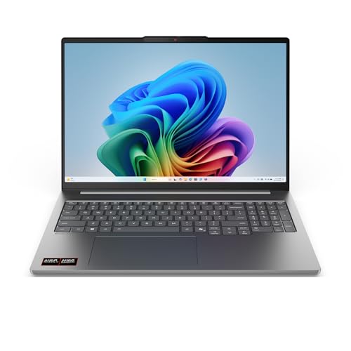 Lenovo IdeaPad Pro 5 Ordinateur portable | Copilot PC | Écran OLED 16 2,8 K WQXGA | AMD Ryzen AI 9 465 | 32 Go de RAM | SSD 1 To | Carte graphique AMD Radeon 880M | Windows 11 | QWERTZ | Gris | 3