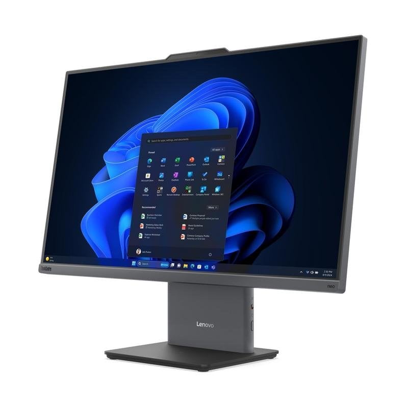 Lenovo PC Tout-en-un Lenovo ThinkCentre neo 50a 24 Gen 6 Intel Core Ultra 5 16Go 512Go Arc 130V 23.8 Windows 11 Pro