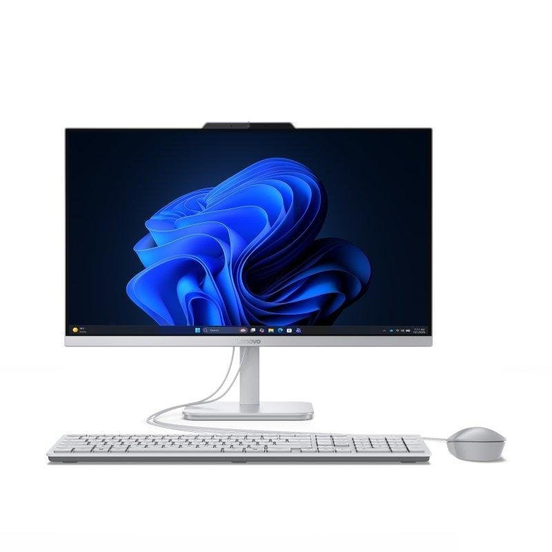 Lenovo PC Tout-en-un Lenovo A105 AMD Ryzen 5-40 16Go 512Go SSD Radeon 610M 23.8 Windows 11 Home Grey