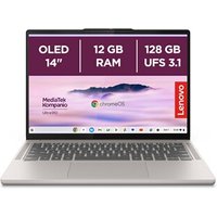 Chromebook 14M9610 14 MediaTek Kompanio Ultra 12 Go RAM 128 Go SSD Beige