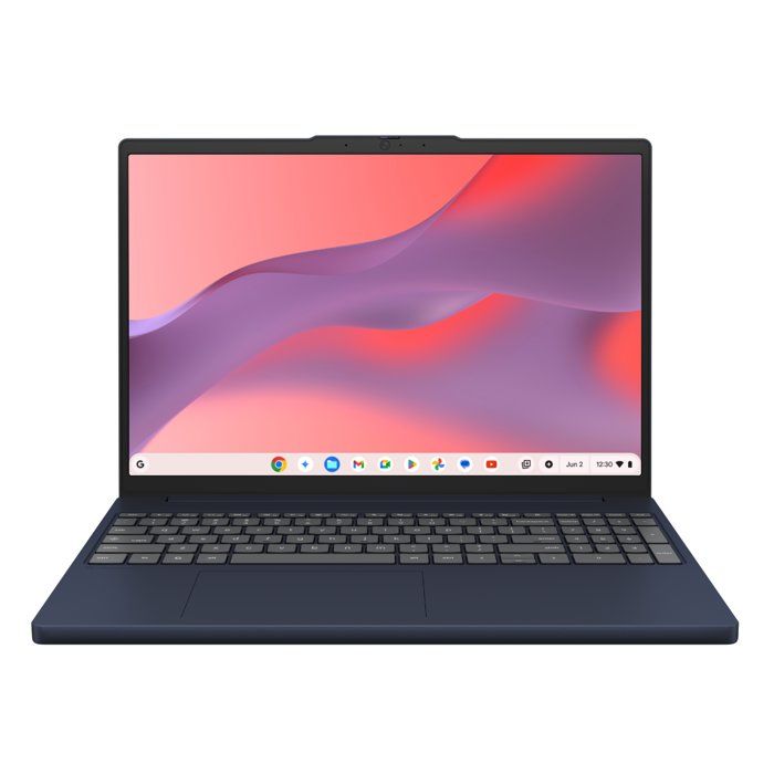 PC Portable LENOVO Chromebook 15ITN10 - ChromeOS - 15 3 WUXGA - Core 3 N355 - RAM 8 Go - Stockage 128 Go - AZERTY - Blue