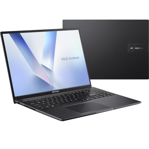 ASUS Vivobook 16 Ordinateur portable - Écran 16 WUXGA 1920X1200 16 10 - Processeur AMD Ryzen™ 5 150, 8 Go de RAM, 512 Go SSD, Windows 11 Home, Indie Black, M1605NAQ-ES51