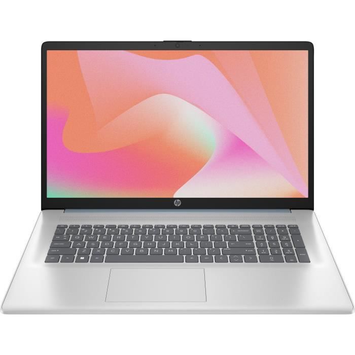 PC Portable HP 17 cp2051nf Windows 11 173 FHD IPS Ryzen 5 7520U RAM 16Go Stockage 512Go SSD AZERTY
