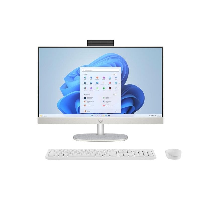 HP 24-cr0158ns Intel Core i3 8GB 512GB SSD FreeDOS écran 23.8 White