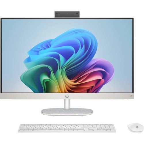 PC Tout-en-un HP 27-cr0076nf - Windows 11 - 27 FHD IPS - Ryzen 7 7730U - RAM 32Go - Stockage 1 To SSD - Clavier et souris sans fil
