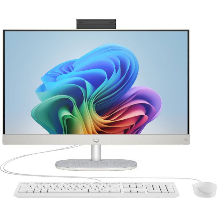 PC Tout-en-un HP 24-cr0091nf - Windows 11 - 238 FHD IPS - Athlon 7120U - RAM 8 Go - 512Go SSD - Clavier et souris filaires