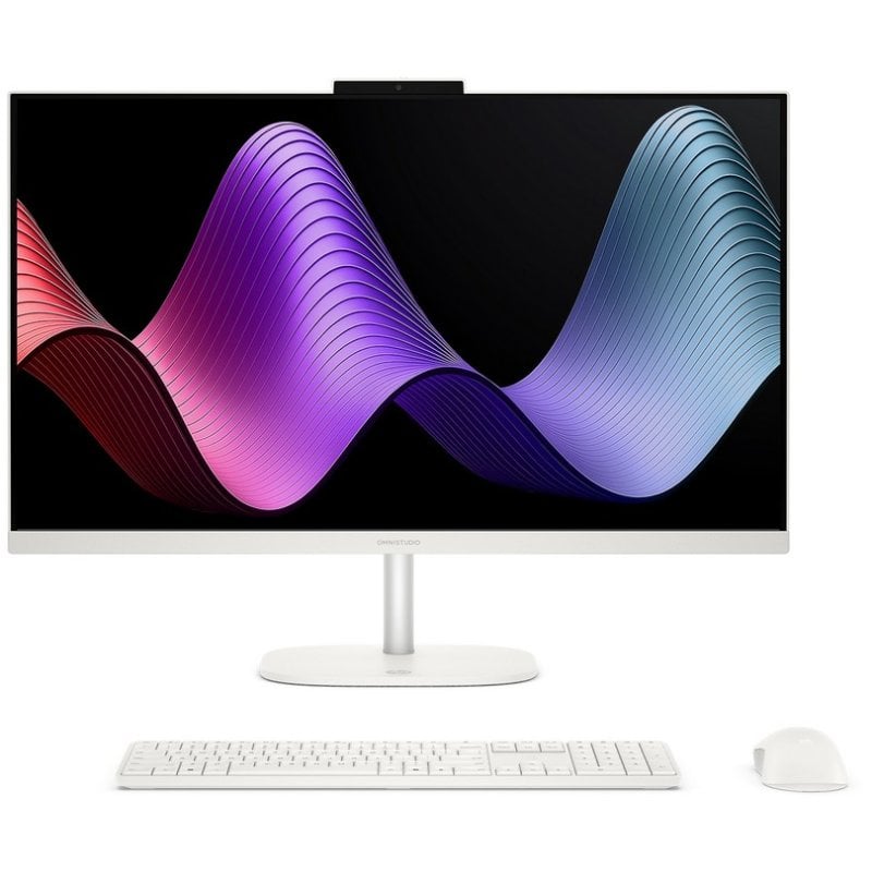 HP PC Tout-en-un HP OmniStudio 27-cv0004ns AMD Ryzen 5 16Go 512Go SSD Radeon 27 FreeDOS White