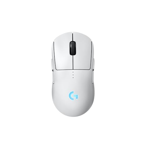 Logitech G PRO 2 LIGHTSPEED, souris de gaming sans fil, pour droitier ou gaucher, maximum de 4 boutons latéraux magnétiques personnalisables et commutables, capteur 44K DPI, recharge USB-C, PC Mac - B
