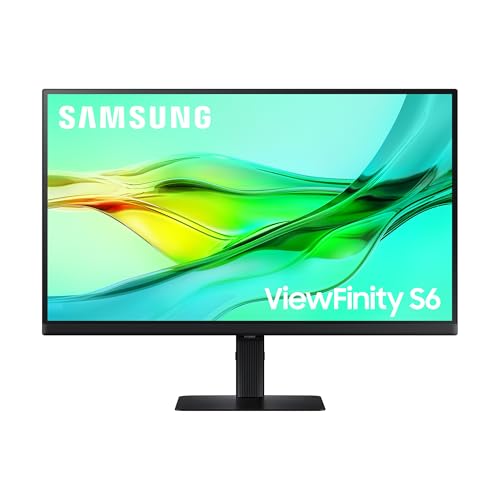 Samsung Écran PC ViewFinity S60UD 27'', 100Hz, QHD (2560 x 1440), 5ms, Inclinable, Orientable, Pivotable, USB-C (90W), HDMI (2.0), Display Port (1.4), USB (3.0), LAN, LS27D600UAUXEN