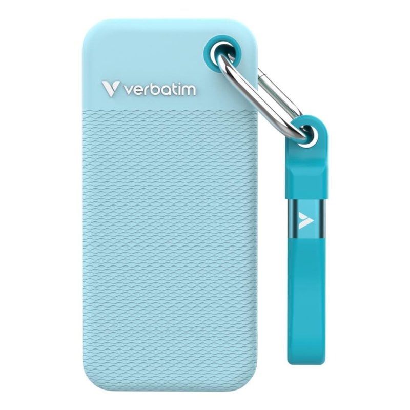 Verbatim Disque Dur Verbatim Pocket SSD 1TB M.2 USB-C 10Gbit s Blue Ultra-Portable