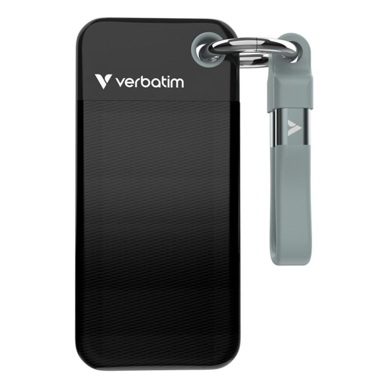 Verbatim Disque Dur Verbatim Pocket SSD 256GB USB Type-C 10GB s Résistant au Feu