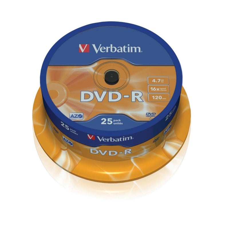 Verbatim DVD-R Verbatim 43667 4,7 Go 16x Eje 25 pièces
