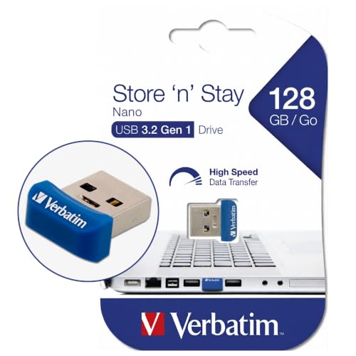Verbatim Clé USB 128 Go Micro Profil Bas USB 3.2
