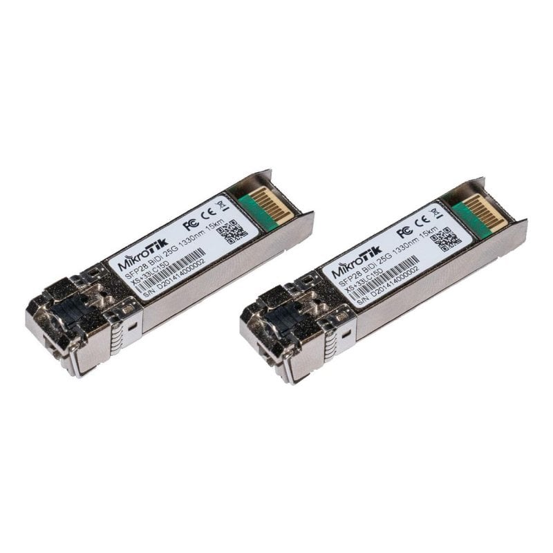 mikrotik Carte Réseau Mikrotik XS 2733LC15D LC Fibre Optique 25Gbps 15km