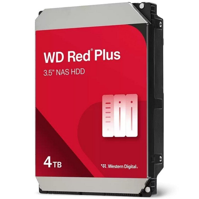 western-digital Western Digital Red Plus WD40EFPX disque dur 3.5 4000 Go Série ATA III