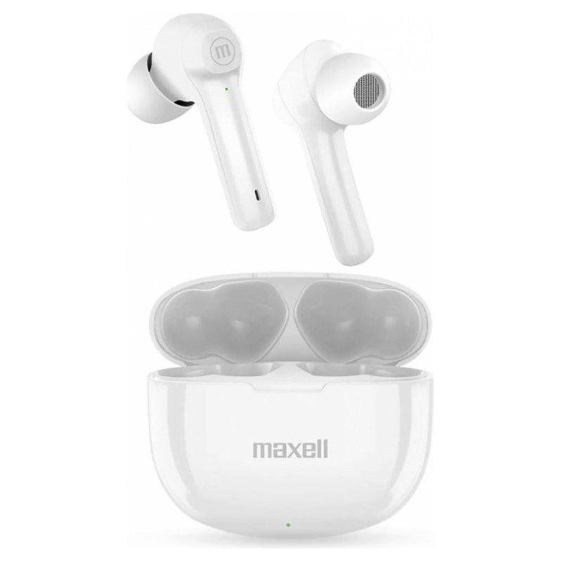 Maxell Auriculares Maxell Dynamic Inalámbricos Bluetooth para Musique et Appels avec Étui de Charge Blancs