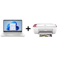 PC Portable HP Laptop 15s fq5023nf 15 6 Intel Core i5 16 Go RAM 512 Go SSD Grey Imprimante multifonction Tout en un DeskJet 2823e Bois de rose Eligible a instant ink