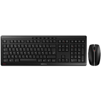 STREAM DESKTOP RECHARGE Ensemble clavier et souris sans fil premium rechargeable avec cryptage AES 128 Black
