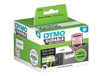 DYMO LW Rouleau d etiquettes universelles permanentes blanches 57 x 32 mm
