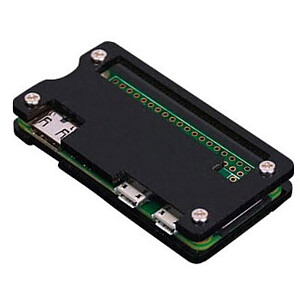 Boitier pour Raspberry Pi Zero toutes versions Black
