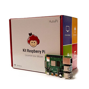 Hutopi Starter Kit Raspberry Pi 4 4 Go
