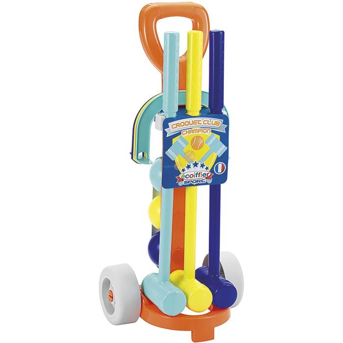 ECOIFFIER Sport 745 - Chariot Croquet - 18 mois - Apprendre a viser