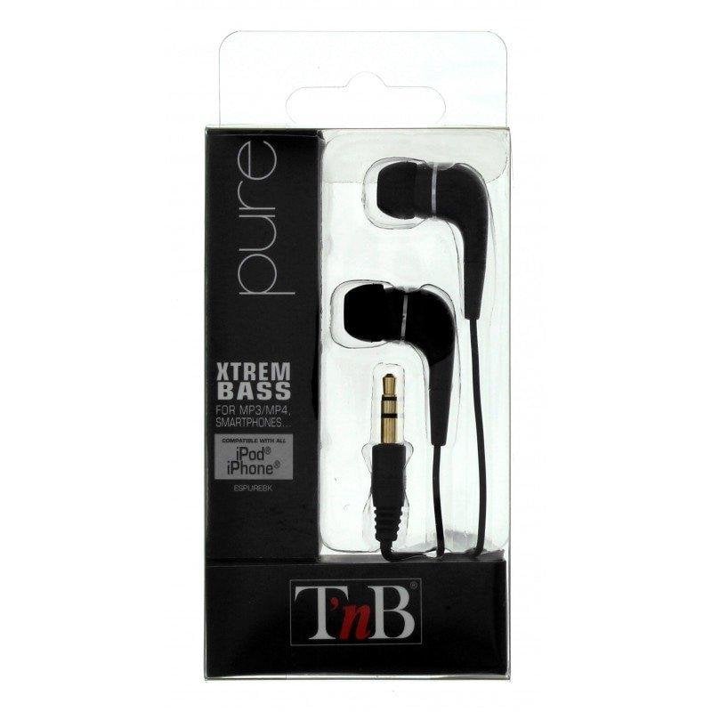 TNB Auriculares TnB ESPUREBK filaires intra-auriculaires connectivité filaire Black