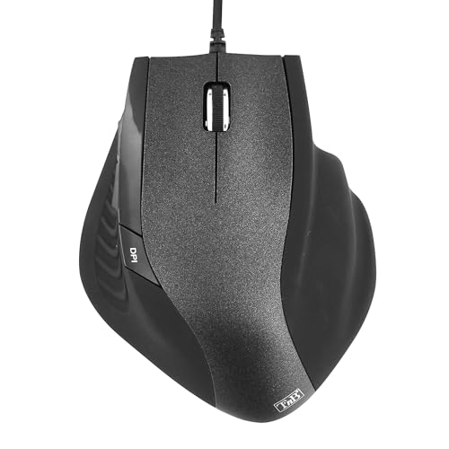 TNB Ratón TnB Ergo MUERGO USB 1600 DPI Black 5 Boutons Ergonomique