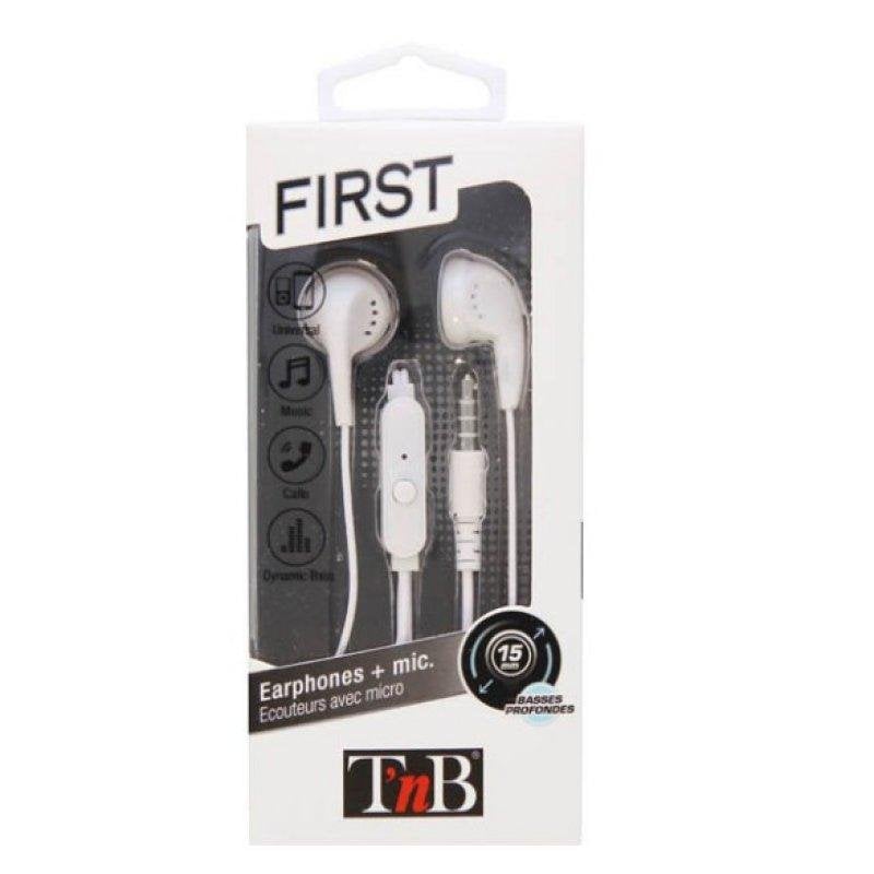 TNB Auriculares TnB KPFIRSTWH filaires intra-auriculaires blancs