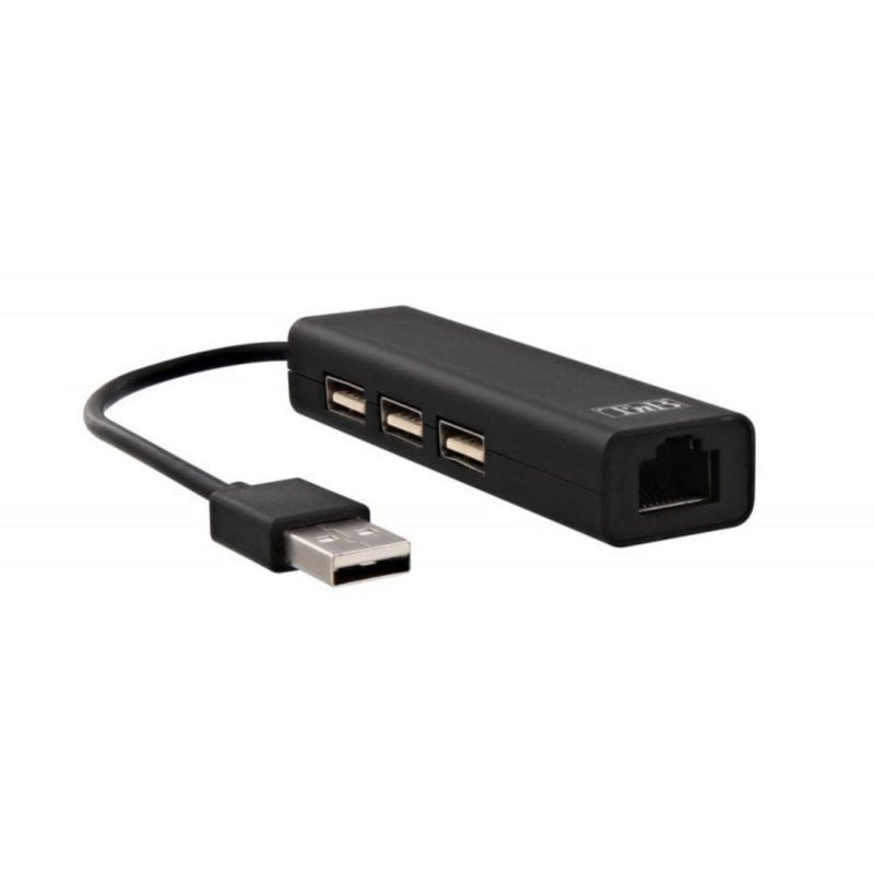 TNB Concentrateur USB TnB HUB3RJ45 3 Ports USB 2.0 Ethernet 10 100