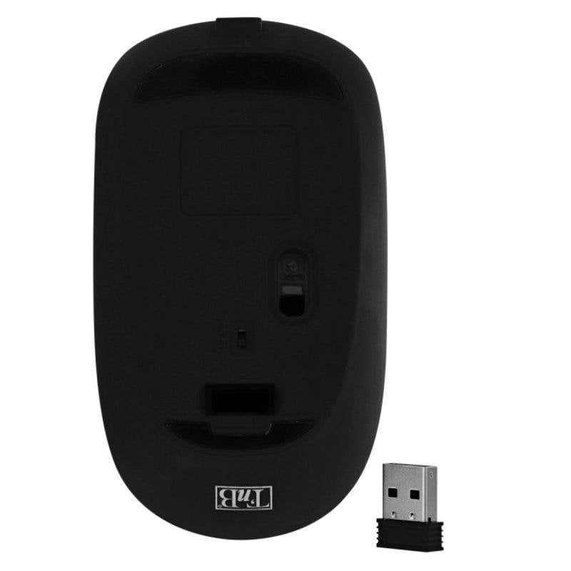 TNB Ratón T'nB RUBBY RF sans fil 1600 DPI Ambidextre Antracite Rechargeable Silencieux
