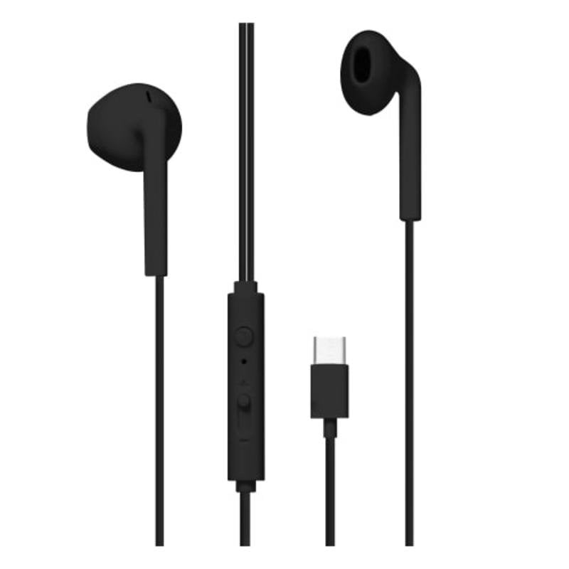TNB Auriculares TnB C-Buds filaires USB Type-C semi-intra-auriculaires noirs