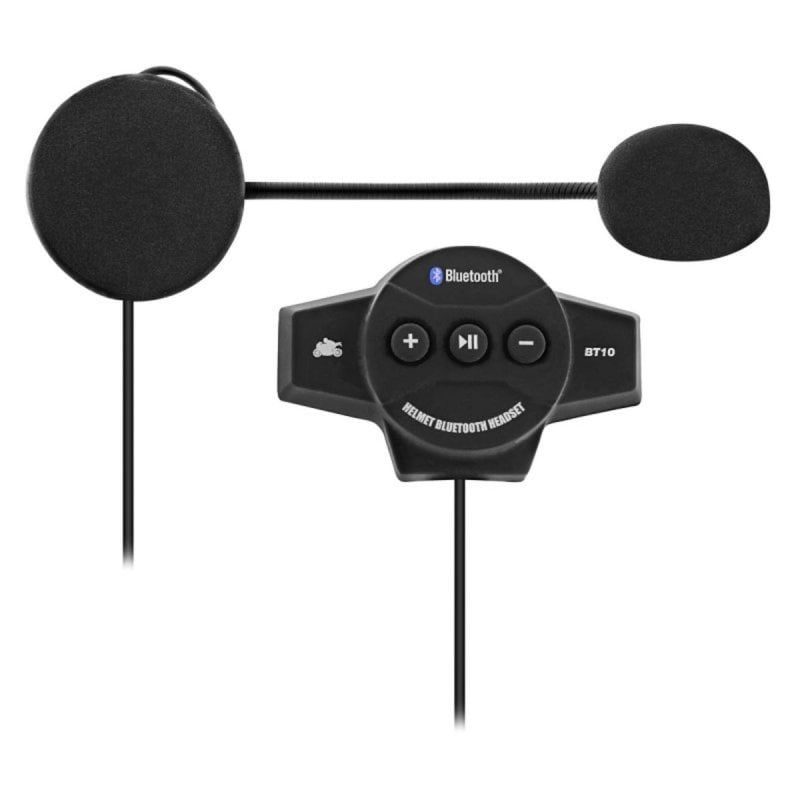 TNB Casque de communication IRCOM1 Black Microphone intégré Batterie 400 mAh Contrôle du volume Bluetooth