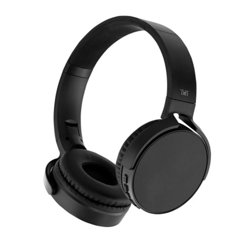 TNB Casque TNB Single 2 supra-aural sans fil Bluetooth 5.0 avec micro lecteur SD Black