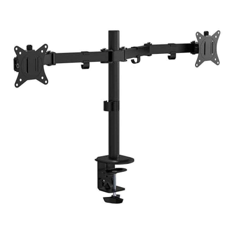 TNB MHFIXDUAL Support Double pour Moniteur Bureau 2x 9Kg