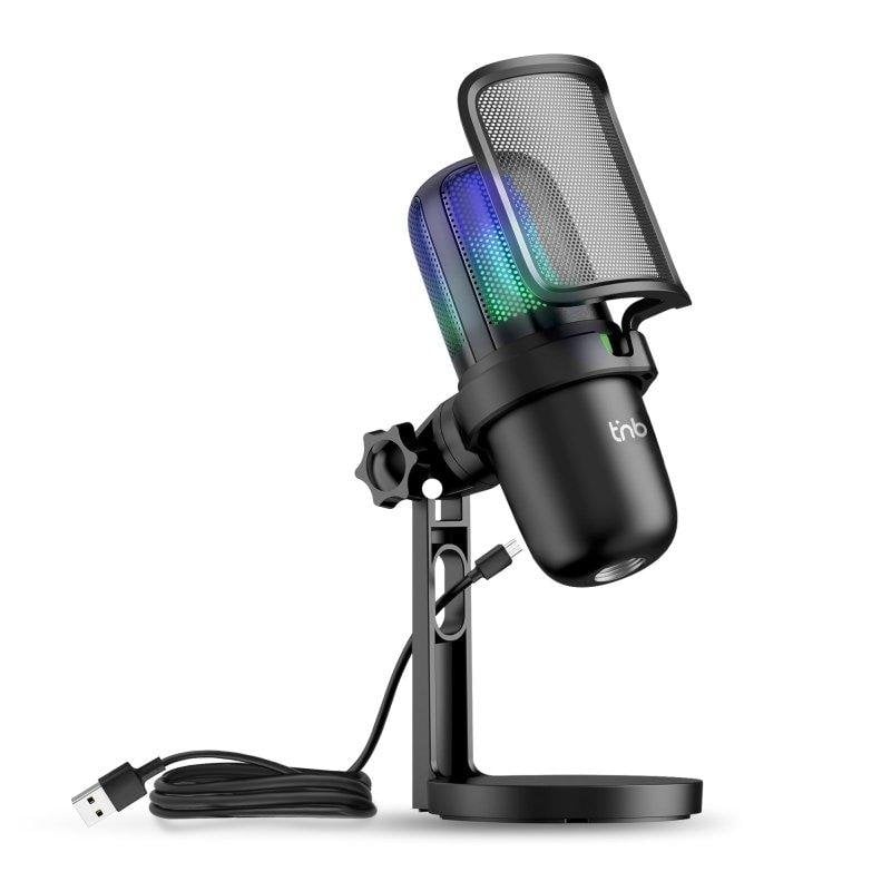 TNB Microphone TnB INMICSTDRGB USB condensateur RGB streaming Black