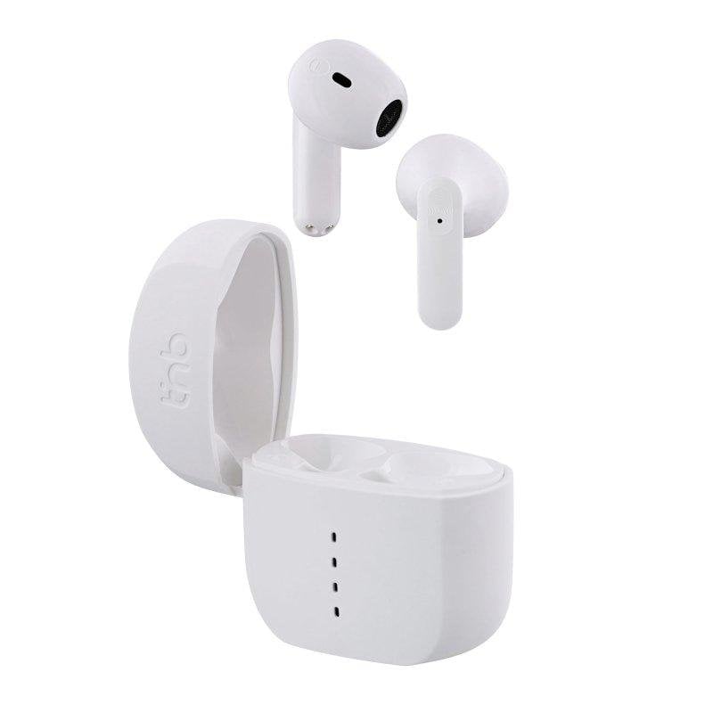 TNB Écouteurs TnB ZIP sans fil semi-intra-auriculaires compacts blancs