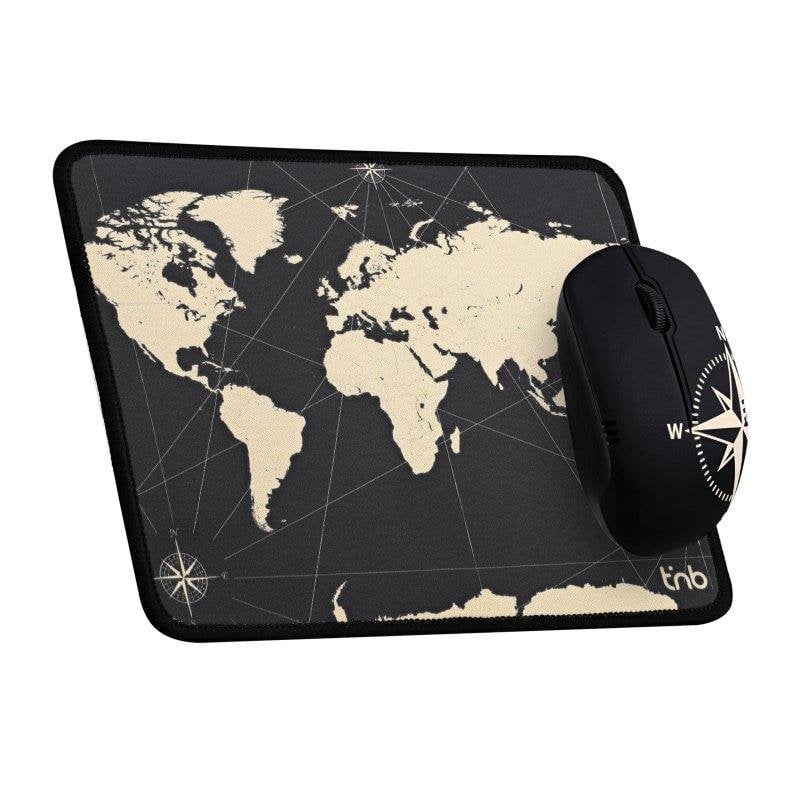 TNB Souris TnB BUMWXTRAVEL Sans Fil Multicolore avec Tapis de Souris