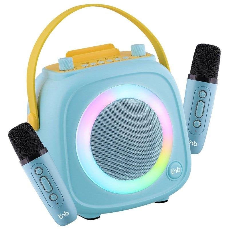 TNB Haut-parleurs TnB Karaoke Bluetooth 10W sans fil 2 micros effets lumineux