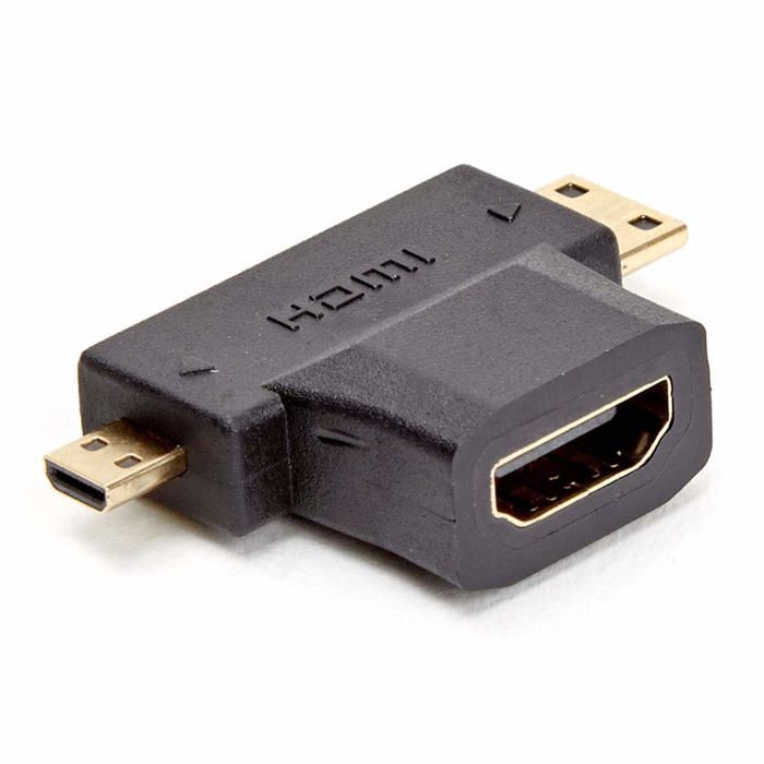 D2 Adaptateur 0 micro et mini HDMI male HDMI femelle