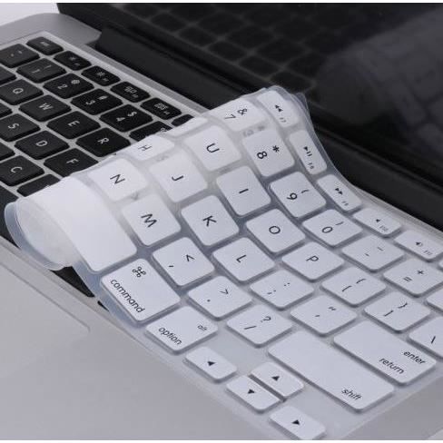 WE Clavier de protection pour Macbook White (Air 13 Pro retina 13 15)
