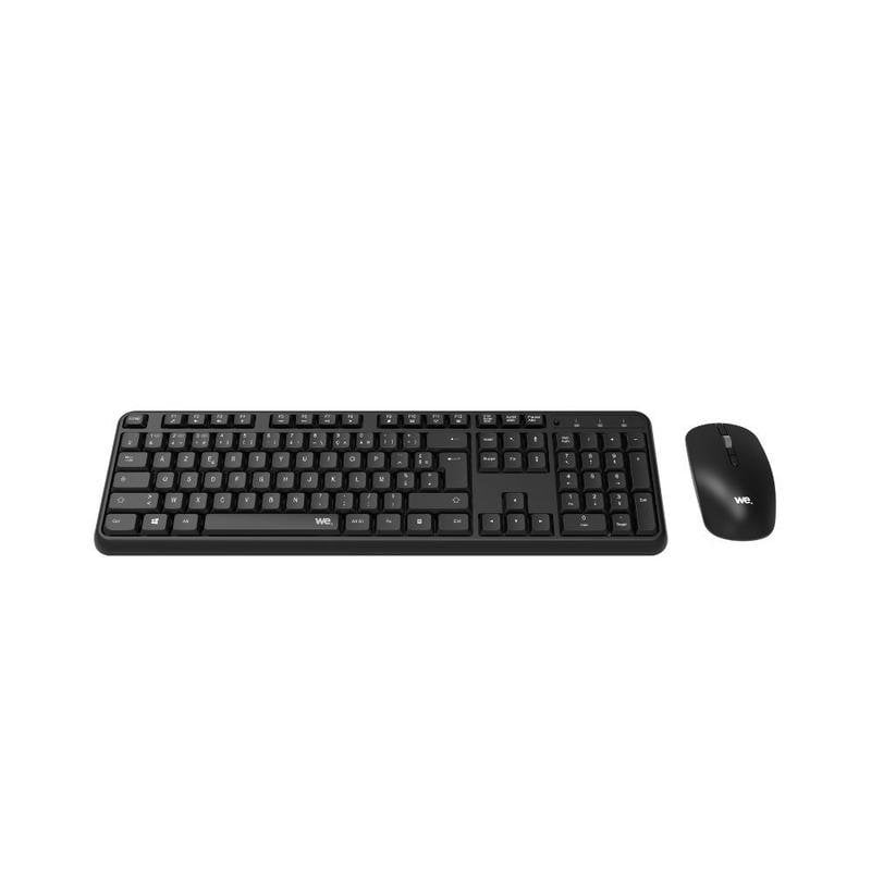 we Clavier Souris WE Sans-fil Silencieux Black Bluetooth USB AZERTY