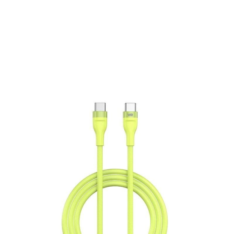 we Chargeur secteur WE GaN 65W USB-C PD 3.0 avec câble 2 m Yellow