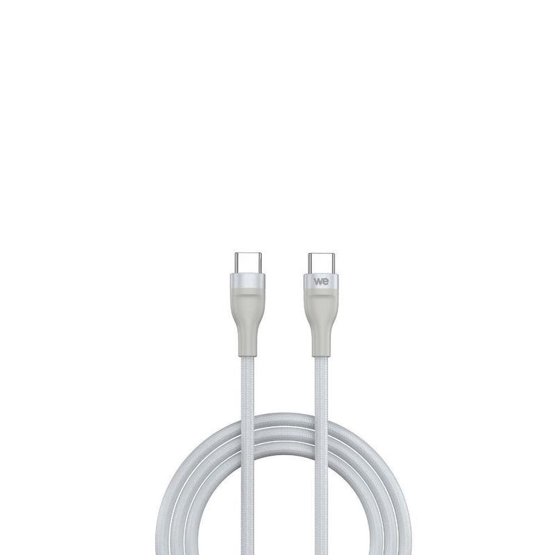 we Chargeur WE GaN 65 W Power Delivery 3.0 avec cable USB-C 2 m