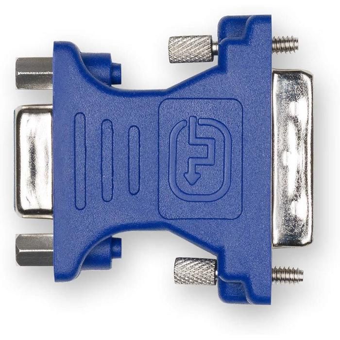 Adaptateur VGA femelle DVI male - D2 - Blue - Conversion de signal - Moniteurs projecteurs
