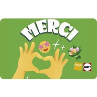 E-carte cadeau Fnac Darty Merci 15E