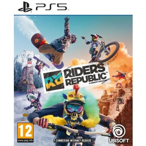 Jeu PS5 - Ubisoft - Riders Republic - Sports Extremes - Mode en ligne - PEGI 12