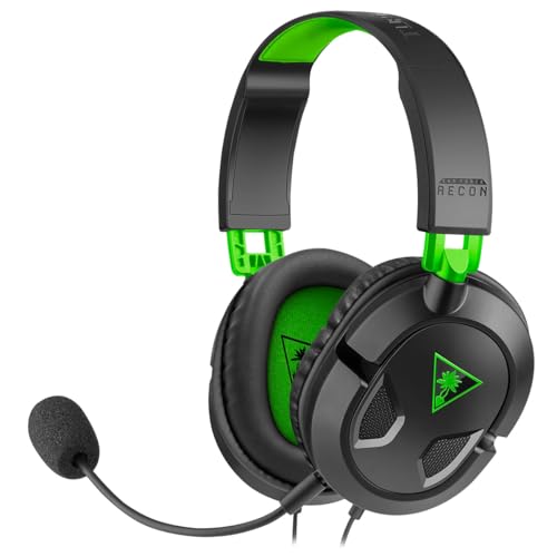 Turtle Beach Recon 50X Casque Gaming w 3.5mm Connexion pour Xbox Series X, Xbox Series S et Xbox One, PS5, PS4, PS4 Pro, PC et Appareils Mobiles avec prise 3,5 mm