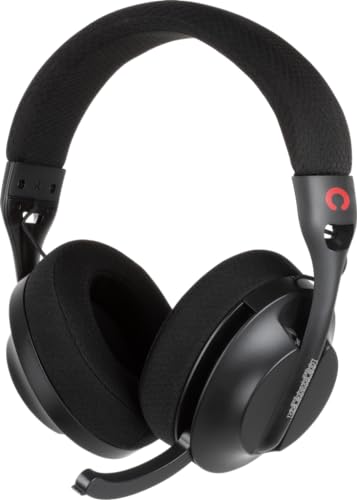 Konix Casque Gaming Pulsar ultraléger 180 g pour PC - Haut-parleurs 40 mm - Microphone - Connexion Bluetooth câble Type-C dongle USB - Noir